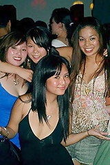 Panty up skirts asian schoolgirl, at the party